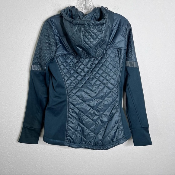 Athleta Jacket Women’s Medium Rock Springs PrimaLoft Quilted Hooded Full Zip - Picture 7 of 10